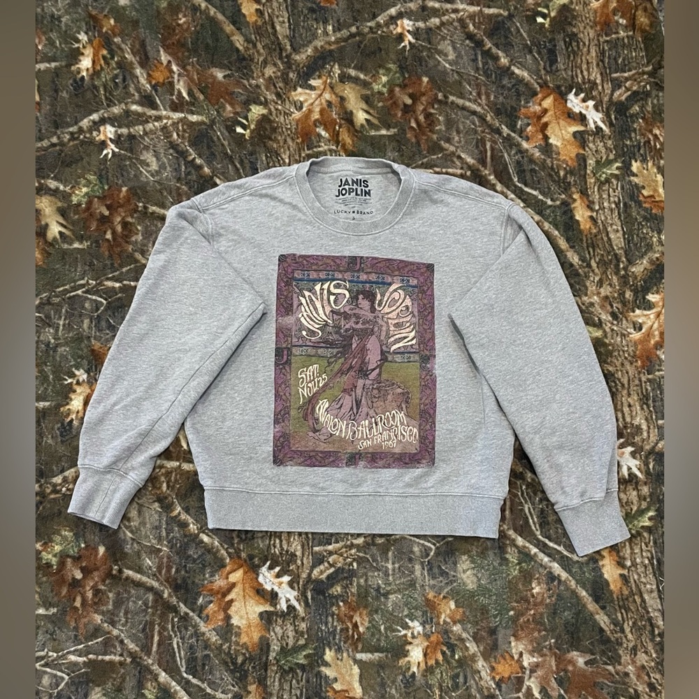 Janis Joplin "Avalon Ballroom, San Francisco 1967" Sweater Women's Size Small